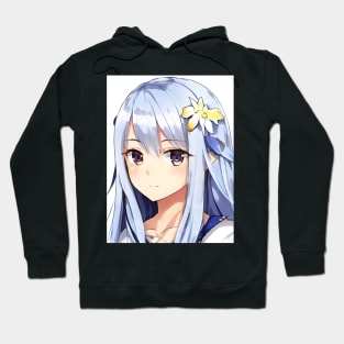 anime girl manga cute style Hoodie